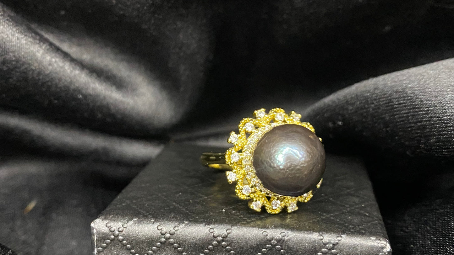 Pearl Rings in pure Silver